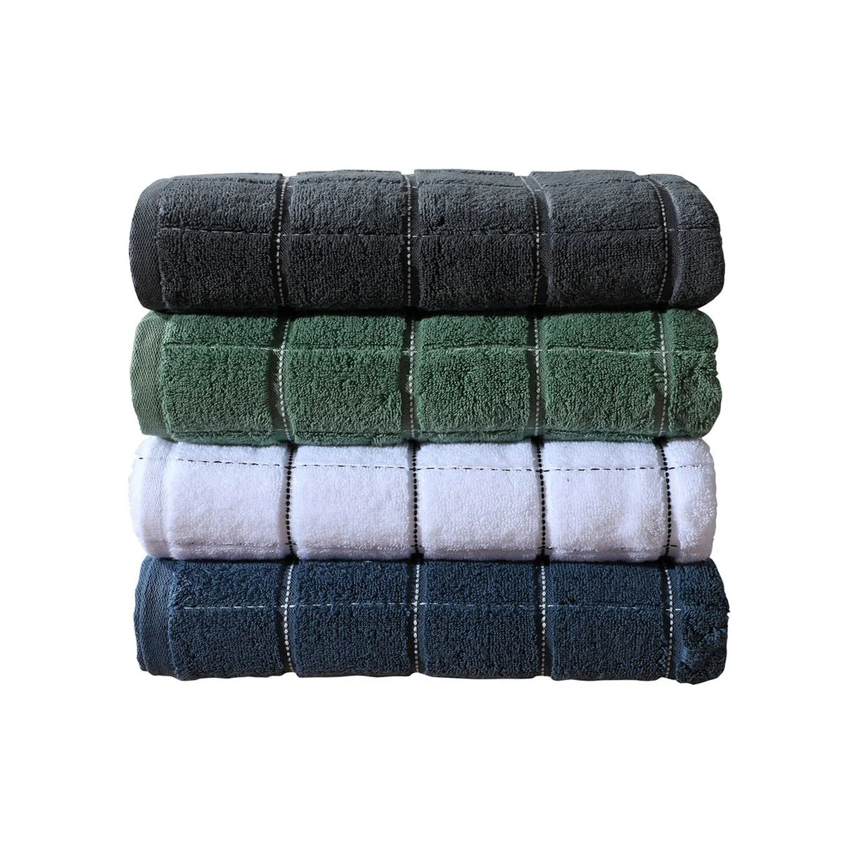 Midnight Check Towels - Image 9
