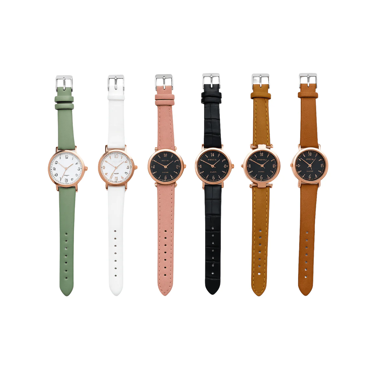 Minimalist Leather Strap Watch
