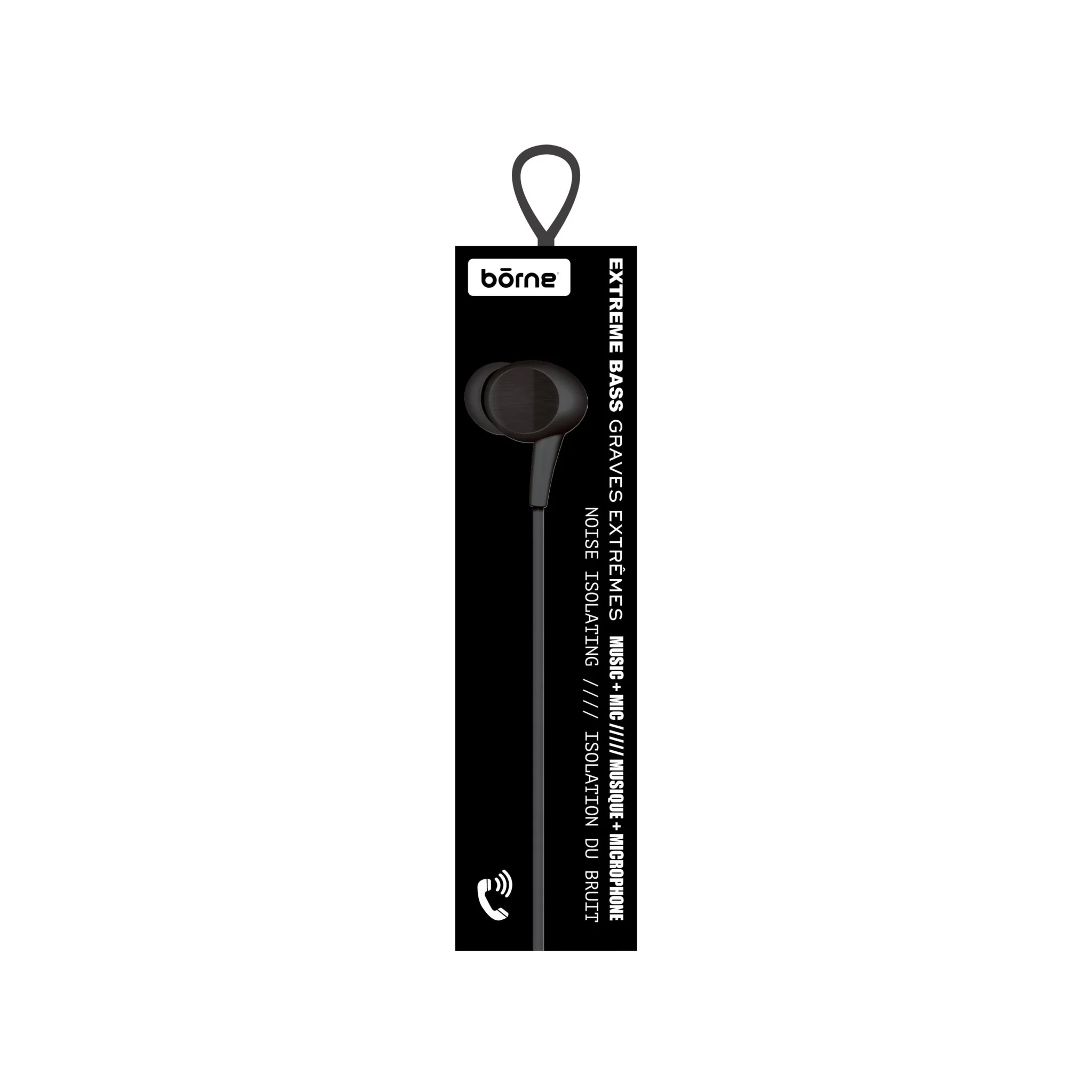 NOISE ISOLATING EARBUDS WITH MIC