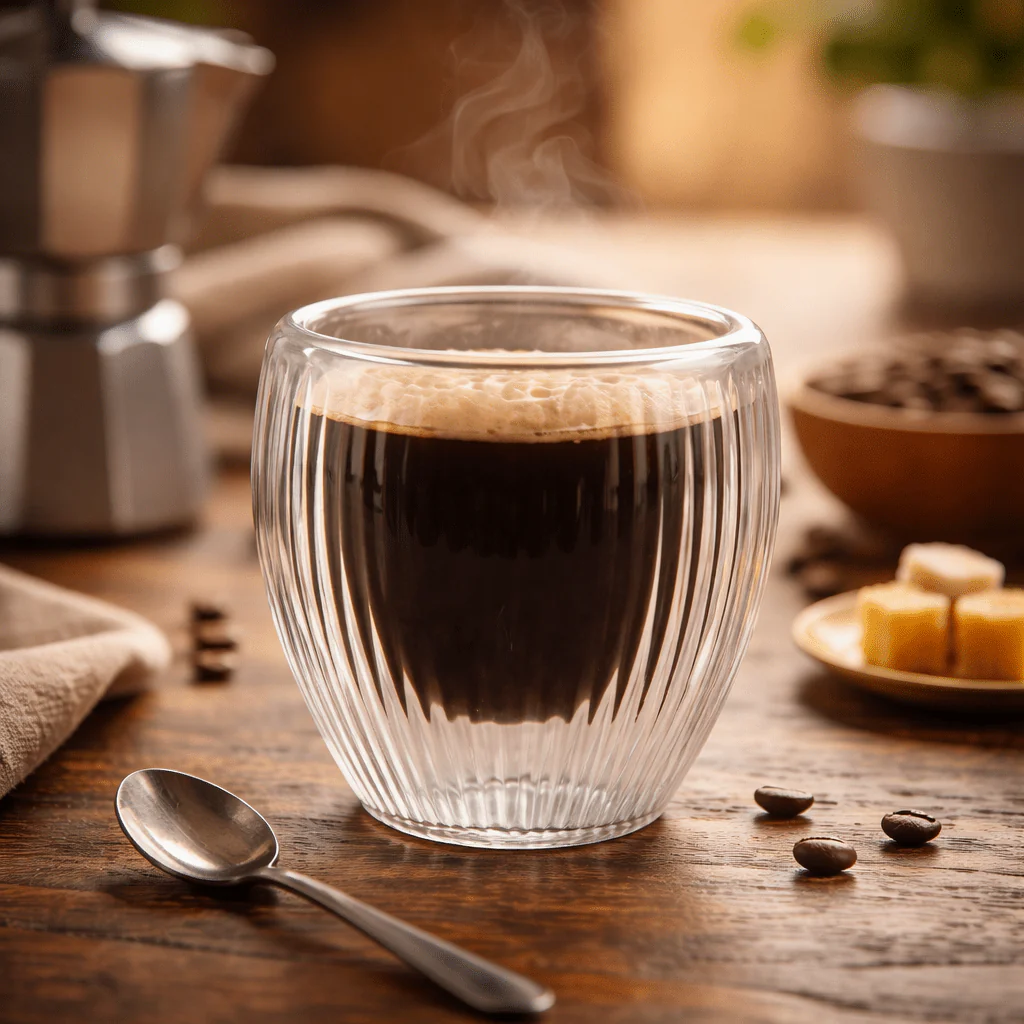 NUVO Set of 2 Double-Walled Ribbed Espresso Cups - Image 2