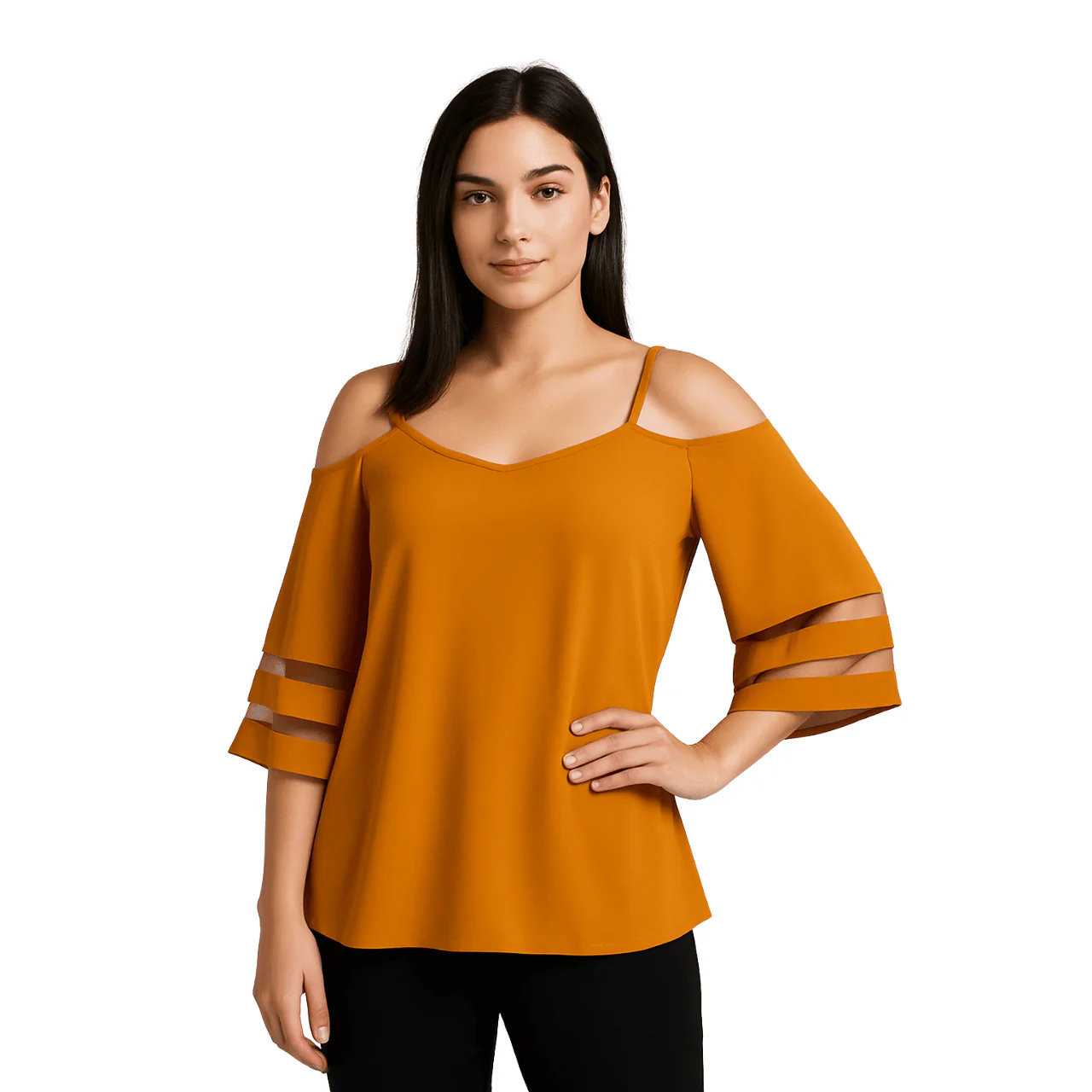 Off-Shoulder & Cold-Shoulder Fashion Tops - Image 2