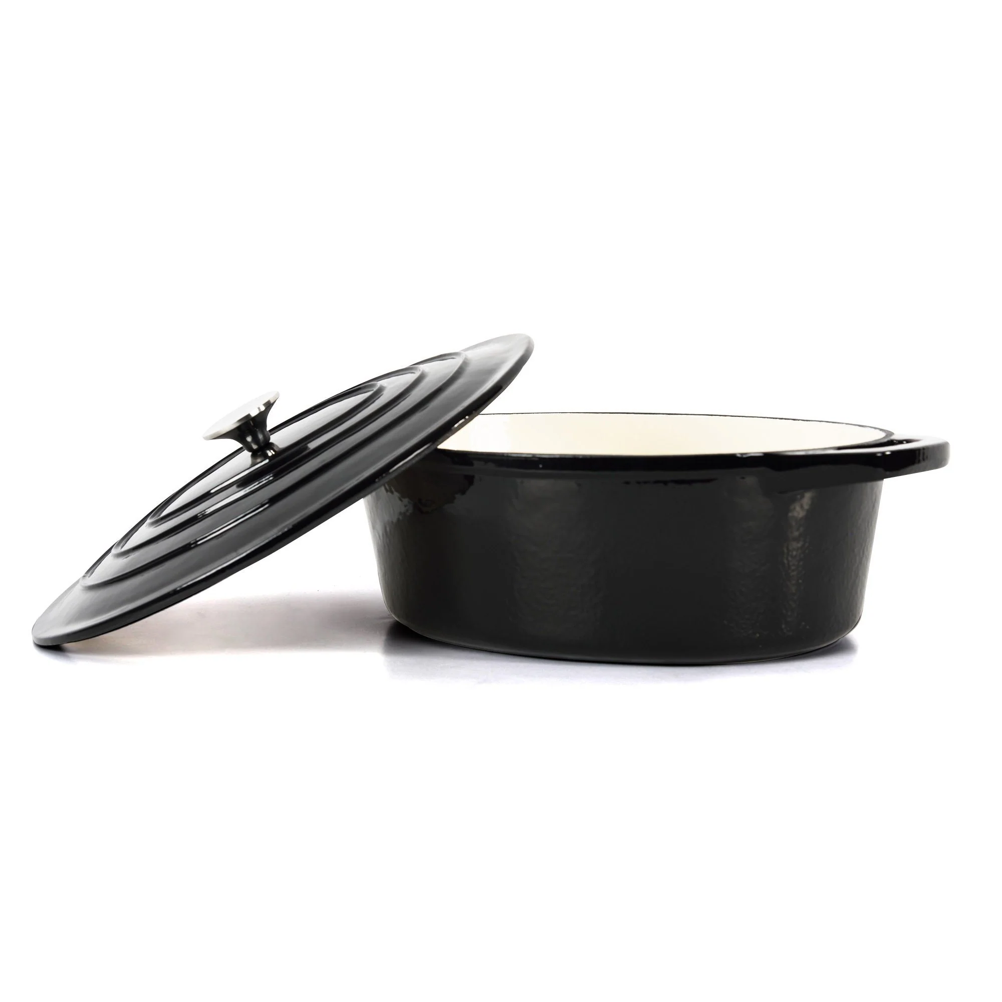 Oval Cast-iron Enamel Coated Duch Oven 5.5L - Image 2
