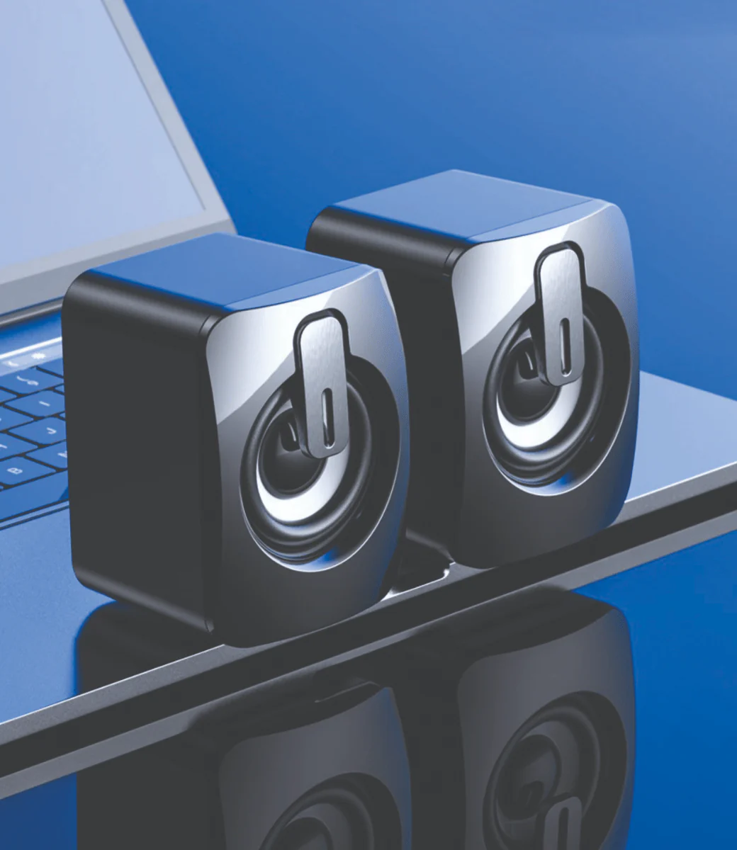 Pair Of Gaming Speakers Fancy Light - Image 2