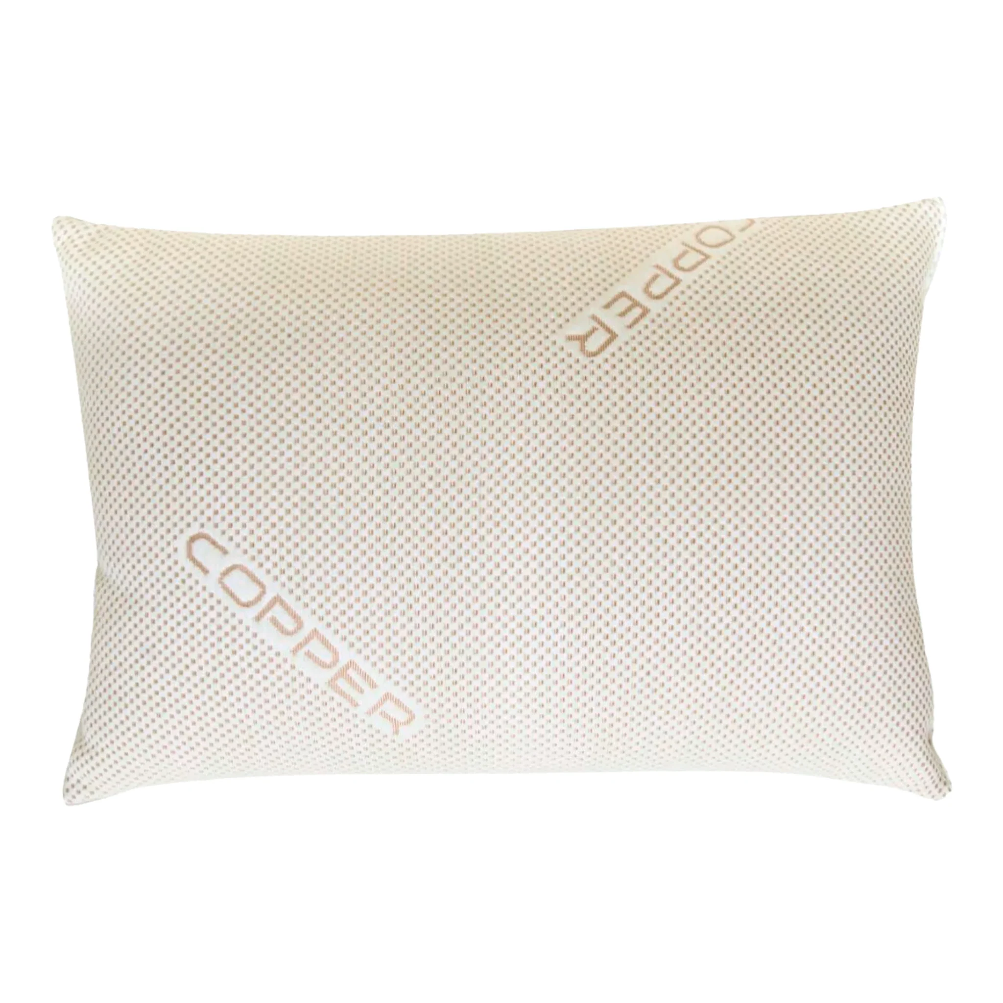 Memory Foam Pillow COPPER infused Fabric 27x19”