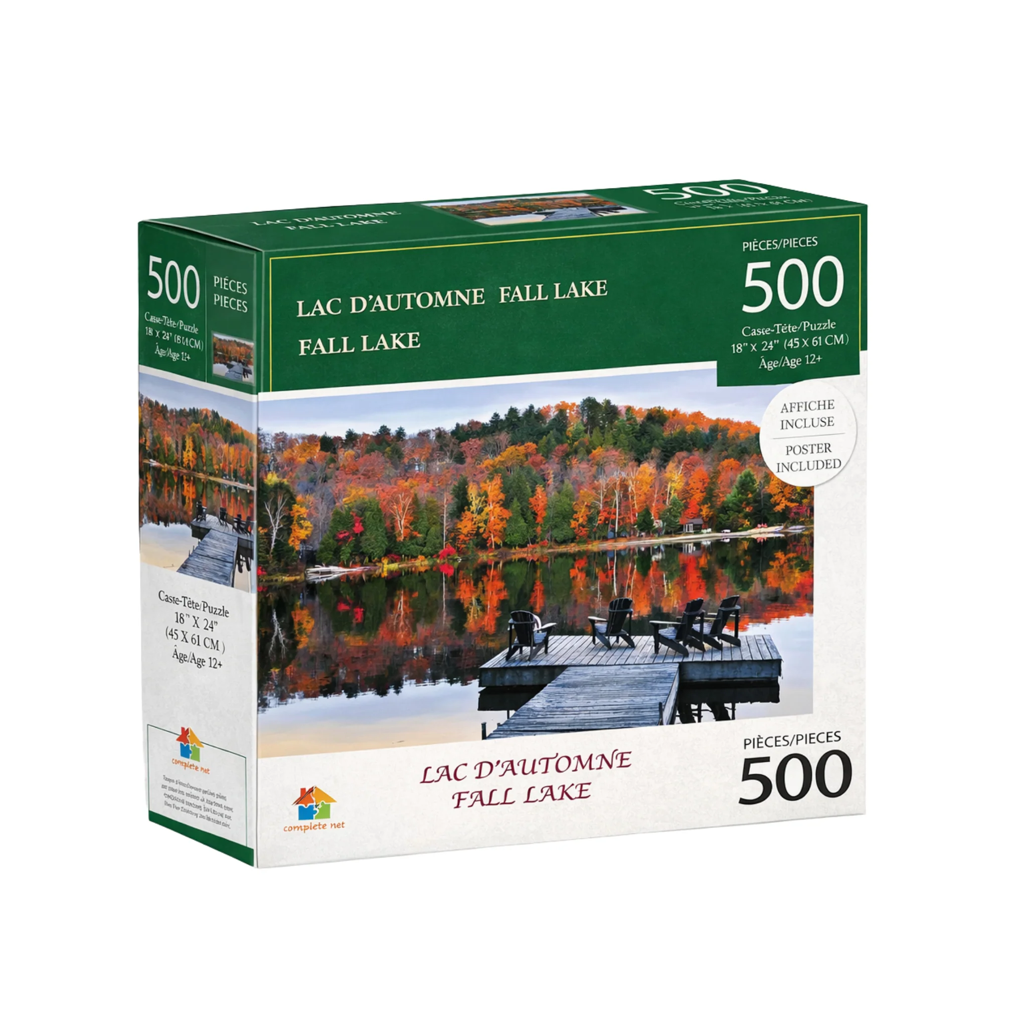 Premium Landscape & Animal Puzzle – 300, 500 or 1000 Pieces (Poster Included) - Image 8