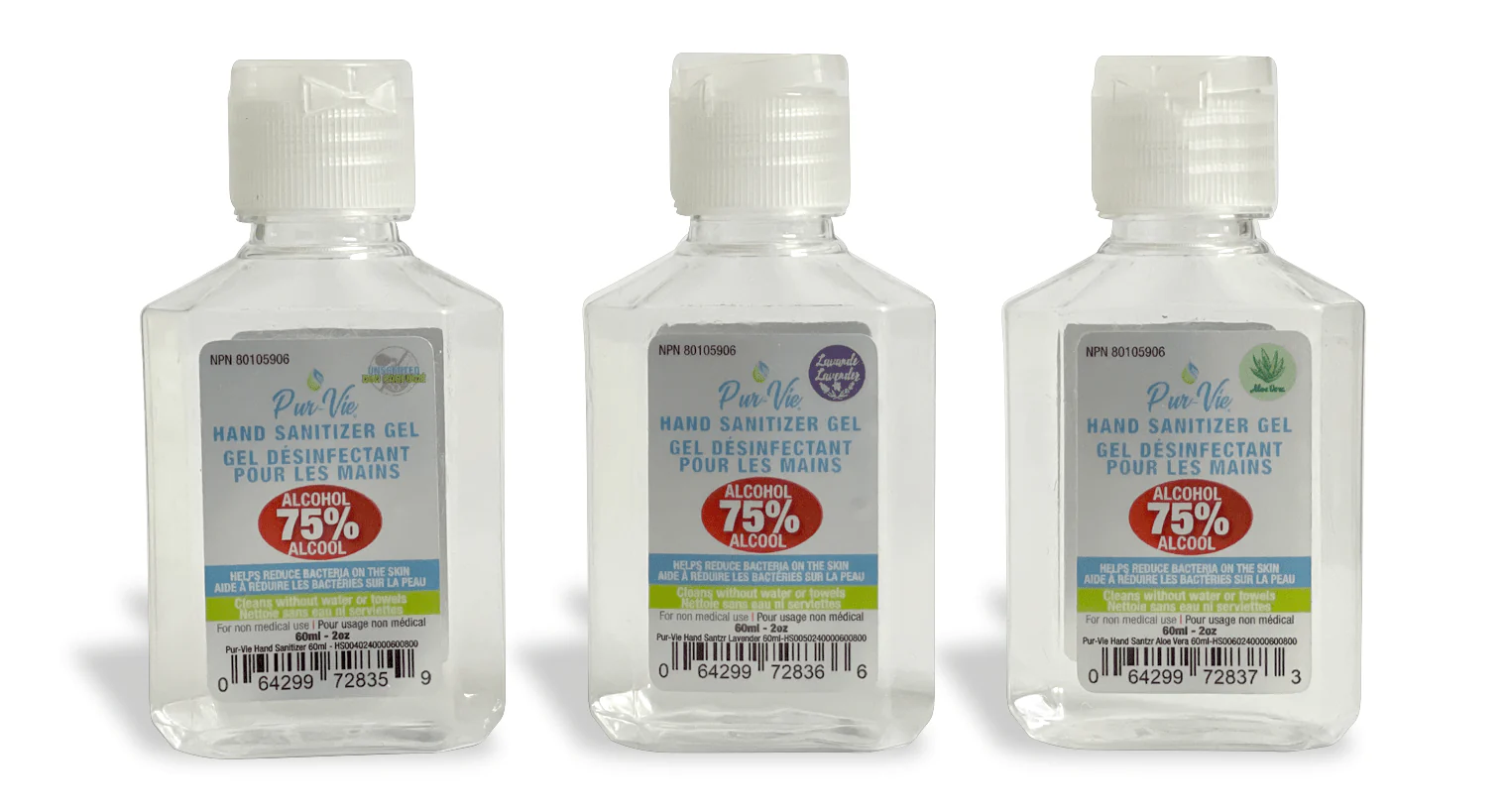 Pur Vie Lavendar 60Ml Hand Sanitizer - Image 2