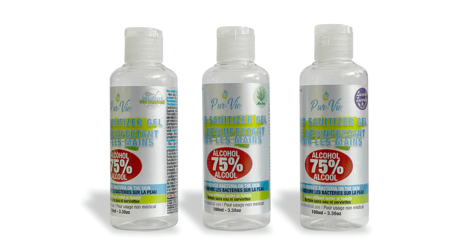 Pur Vie Lavender 100Ml Hand Sanitizer - Image 2
