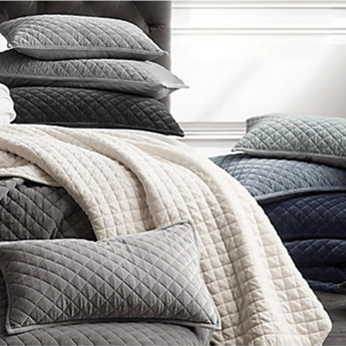 Quentin Diamond Quilt Set - Image 3