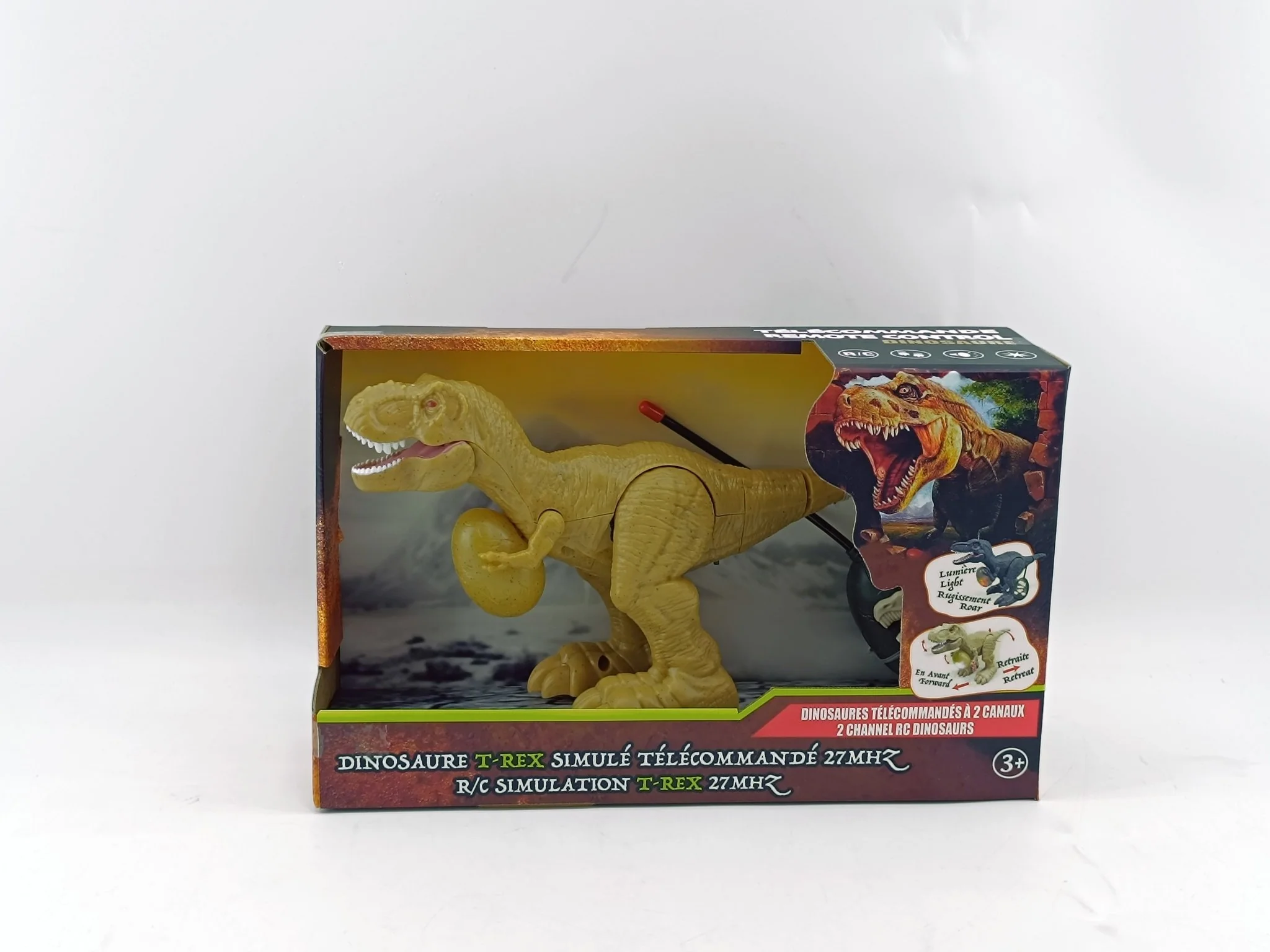 Remote-Control T-Rex Simulation Toy (27MHz)