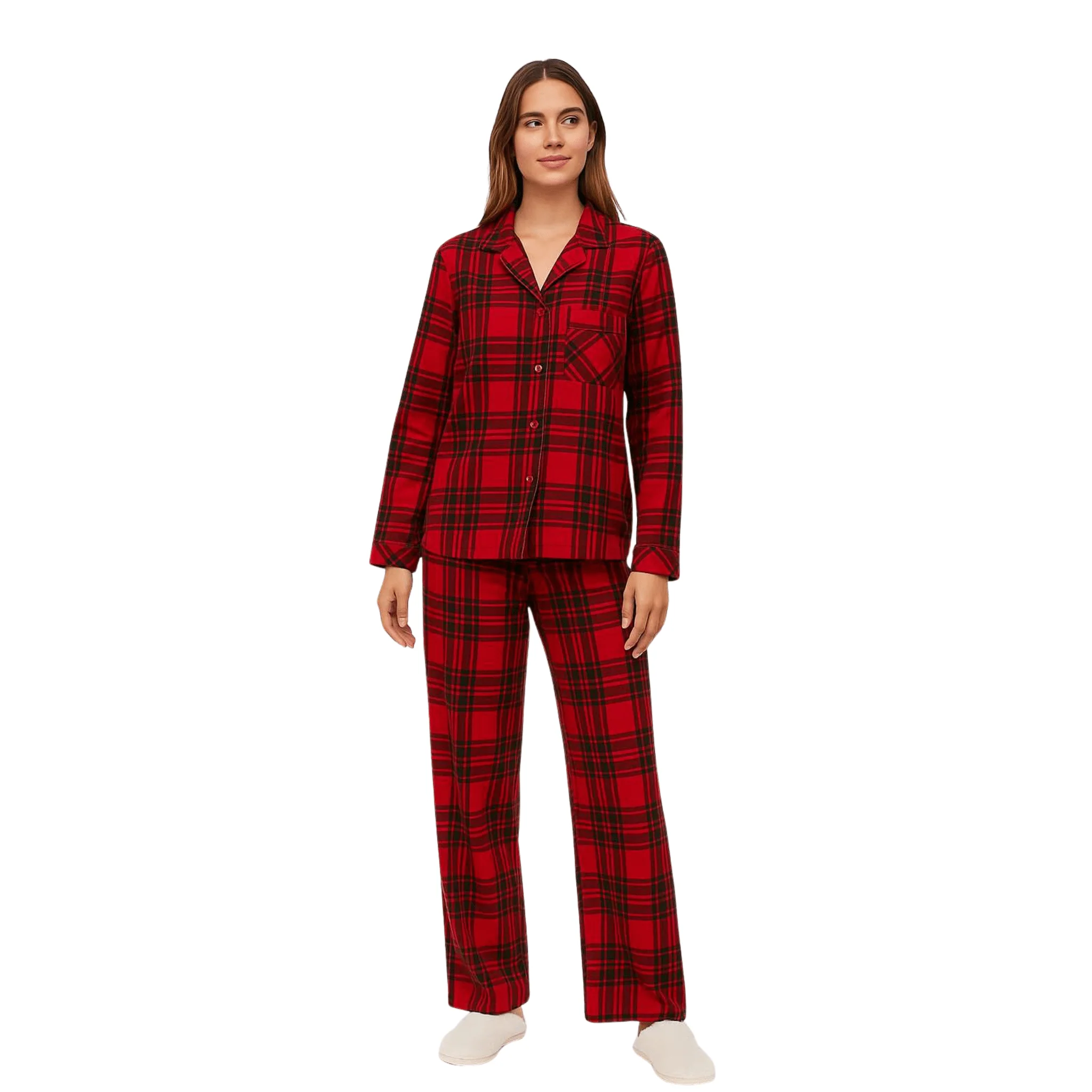 Red Checked Pyjama Set - Image 2
