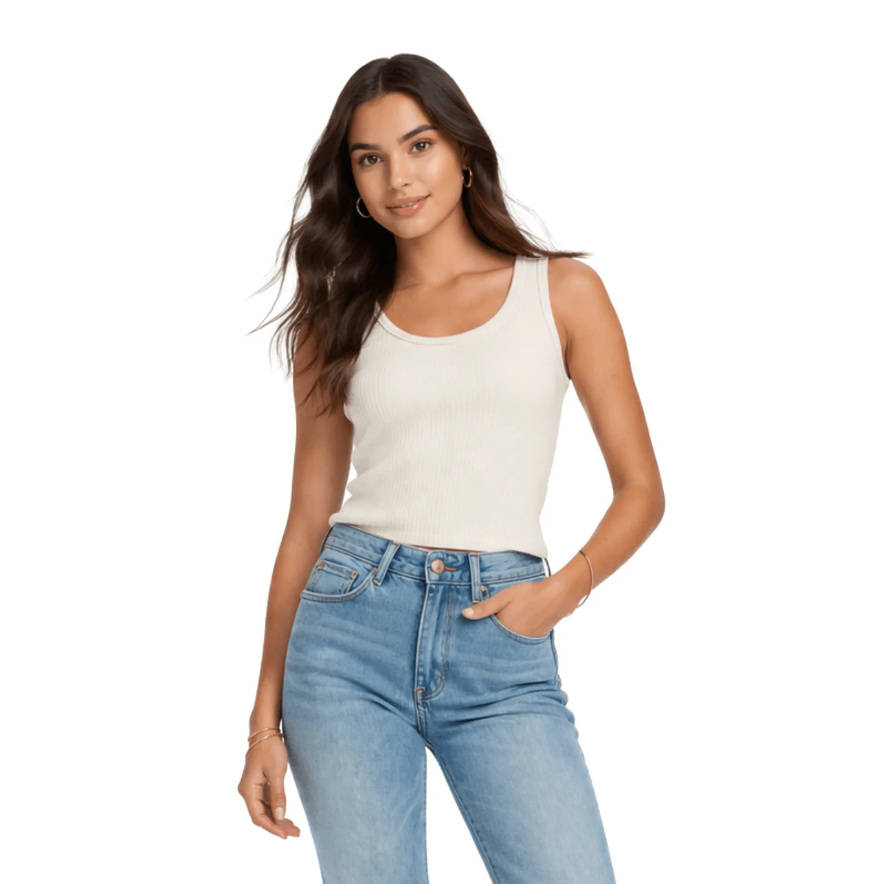 Ribbed Essential Tank Top - Image 5