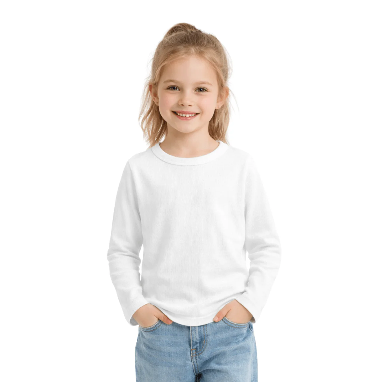 Ribbed Long Sleeve Essential Tee
