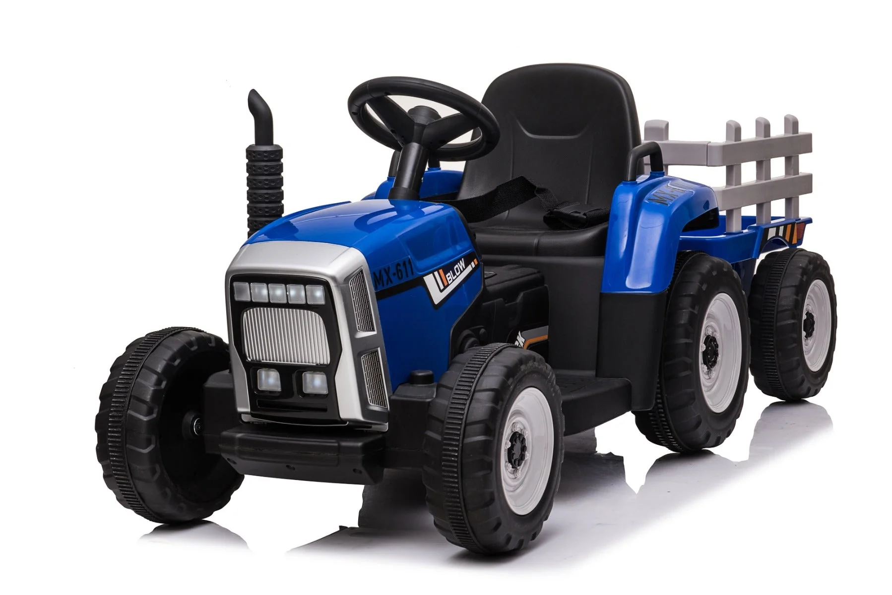 Ride On Farm Truck 12v 4.5 Ah*1 + 2 Motors 2.4g R/c Blue - Image 14