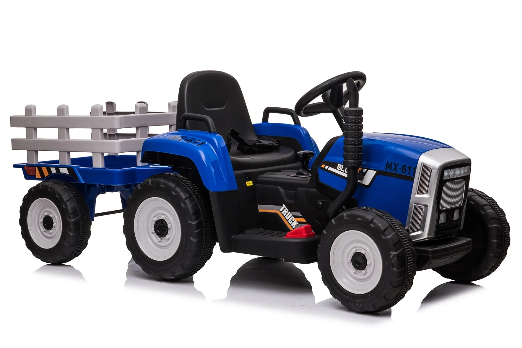 Ride On Farm Truck 12v 4.5 Ah*1 + 2 Motors 2.4g R/c Blue - Image 2