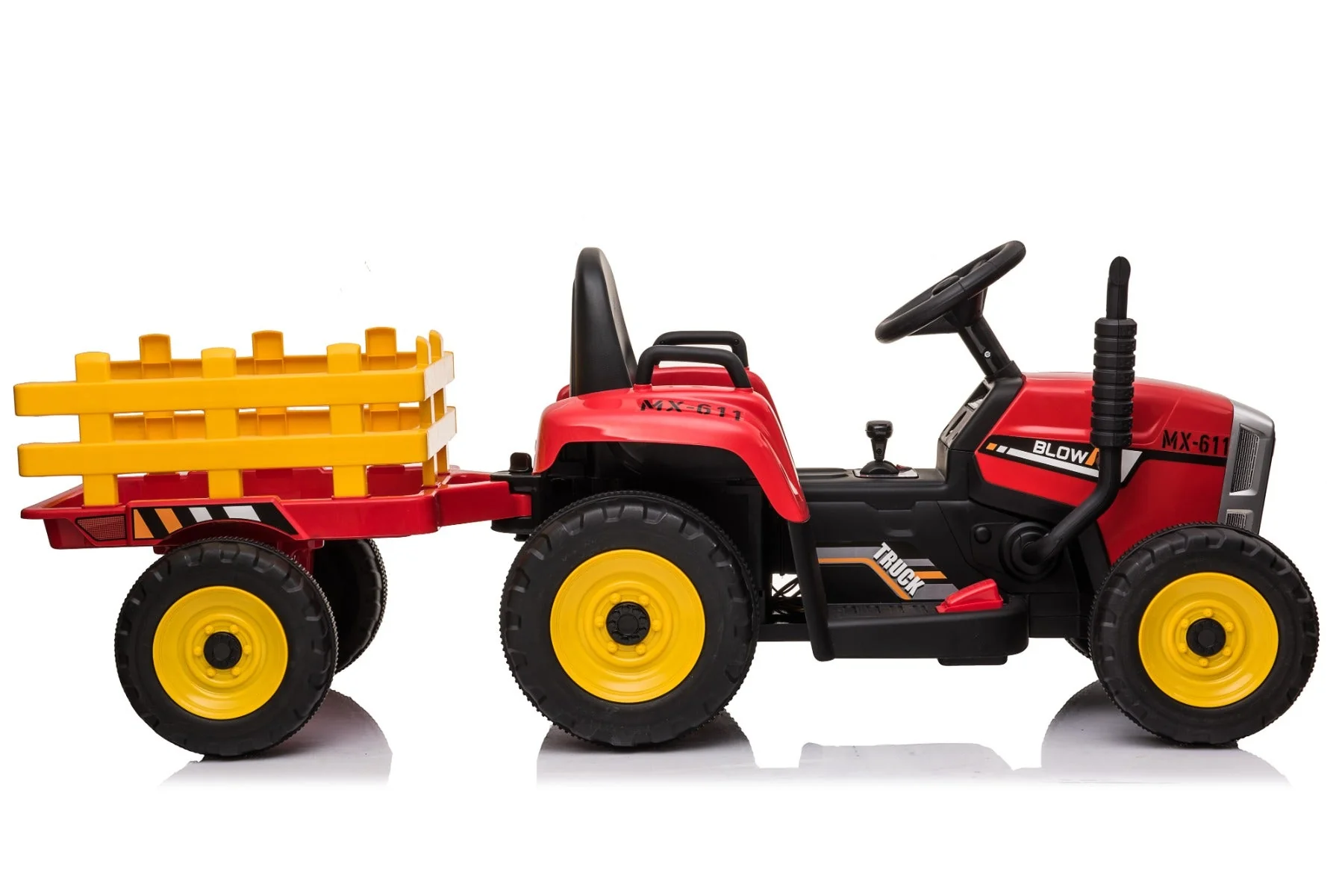 Ride On Farm Truck 12v 4.5 Ah*1 + 2 Motors 2.4g R/c Red - Image 18