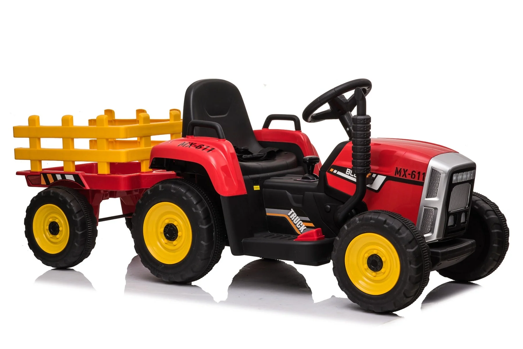 Ride On Farm Truck 12v 4.5 Ah*1 + 2 Motors 2.4g R/c Red - Image 19