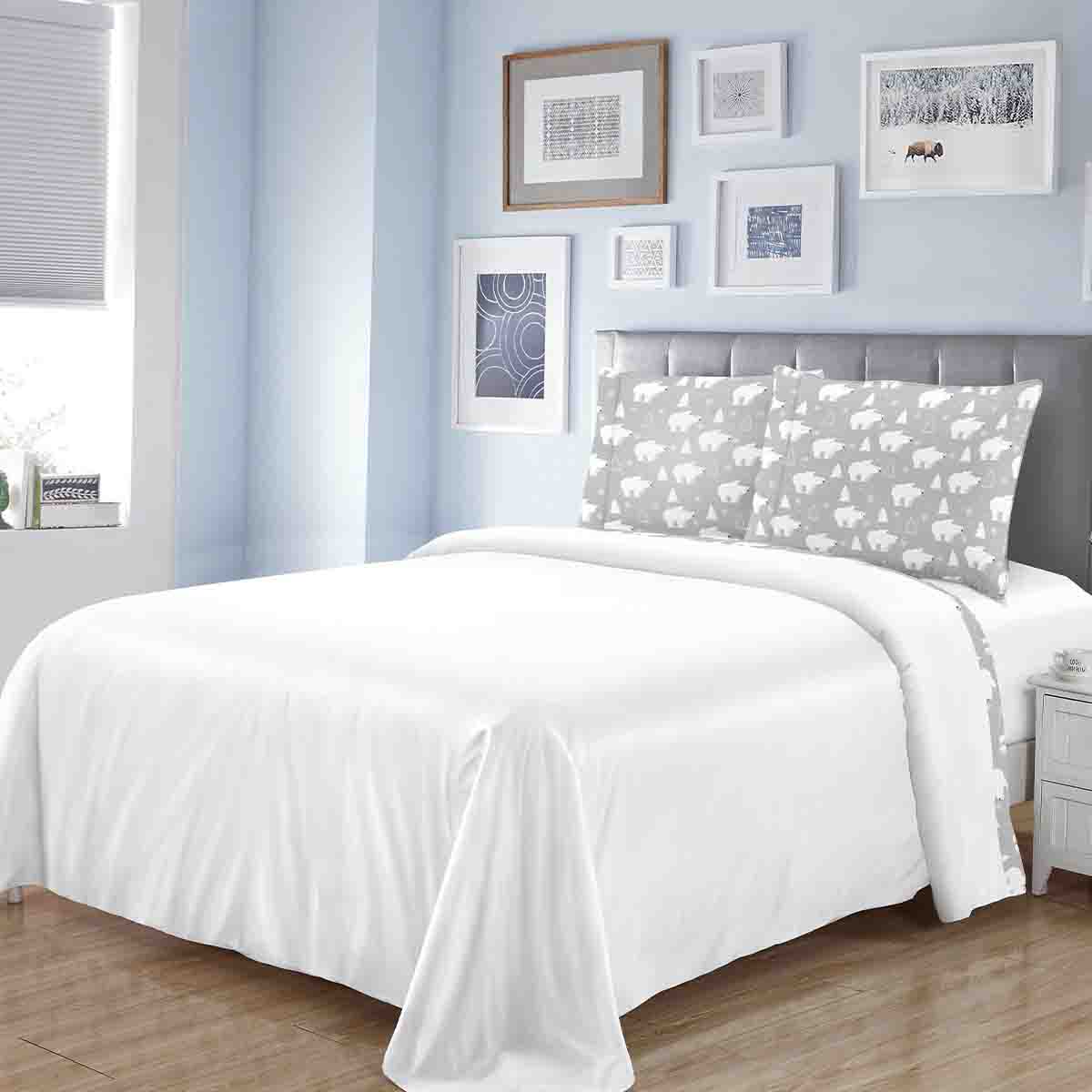 Rustic Cabin- Comfort Sheet With Printed Pillowcase & Border - Image 2