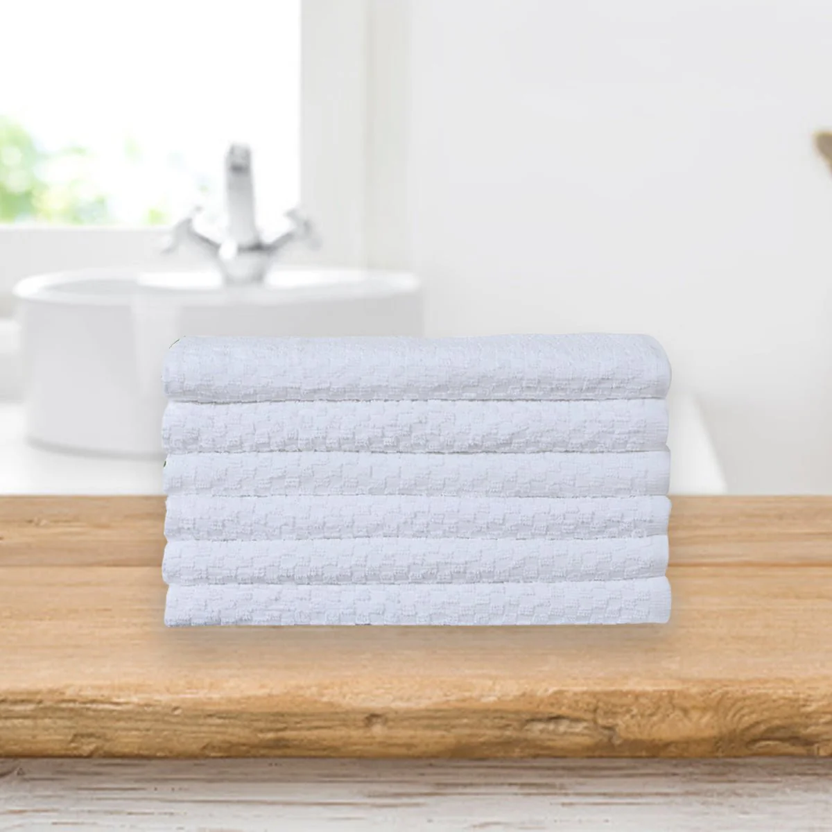 Ry117b Eco Friendly Towel 233 GSM 22x47 White