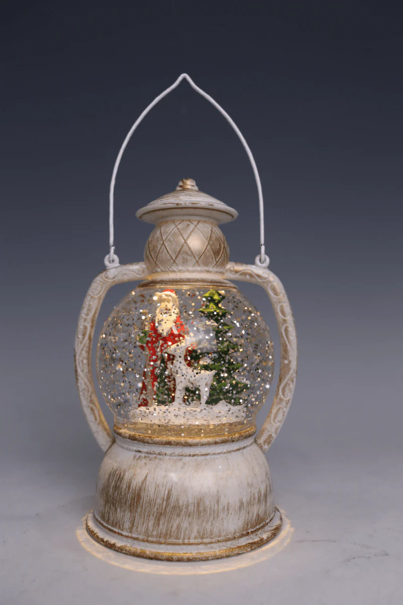 Santa Lantern Vintage