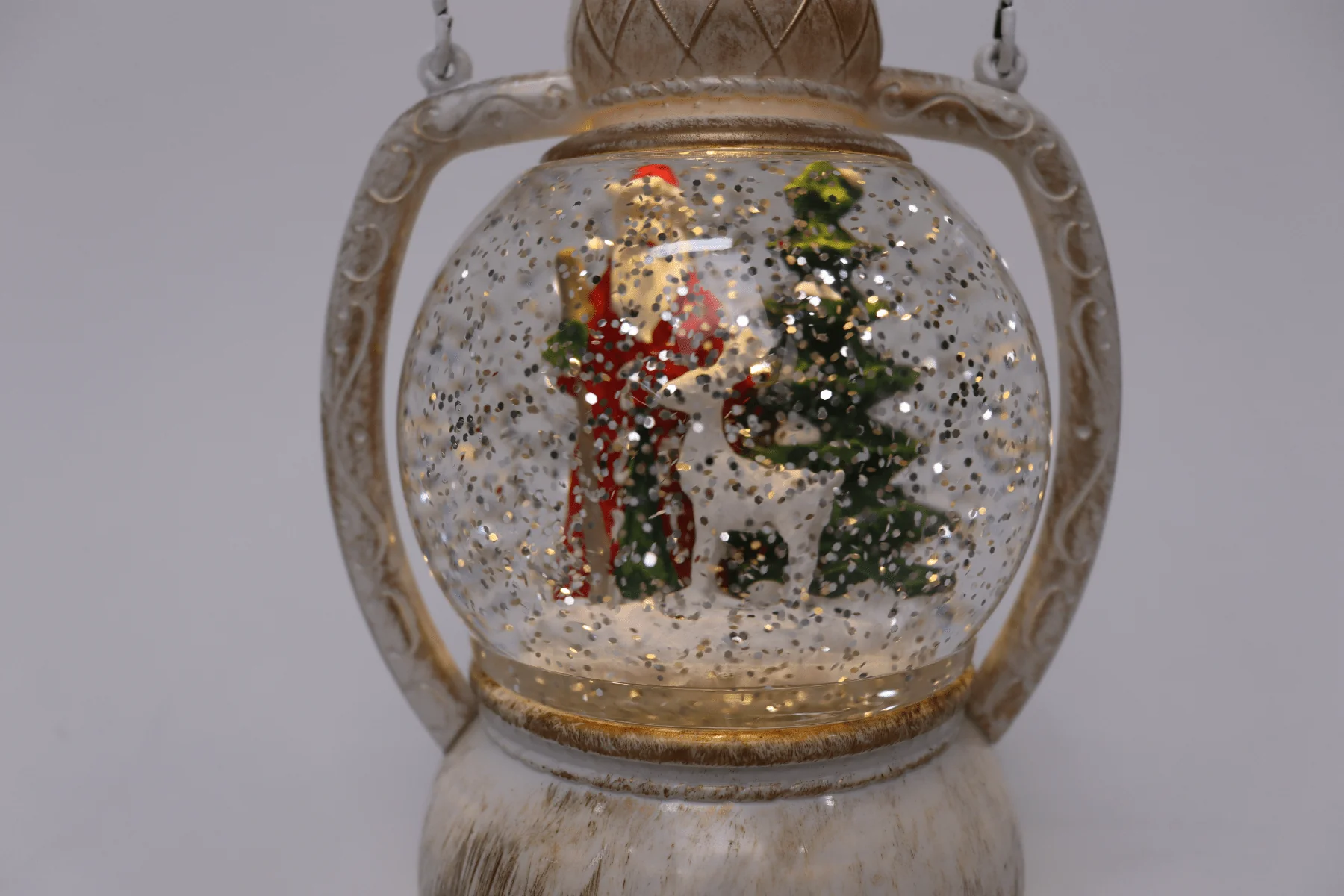 Santa Lantern Vintage - Image 3