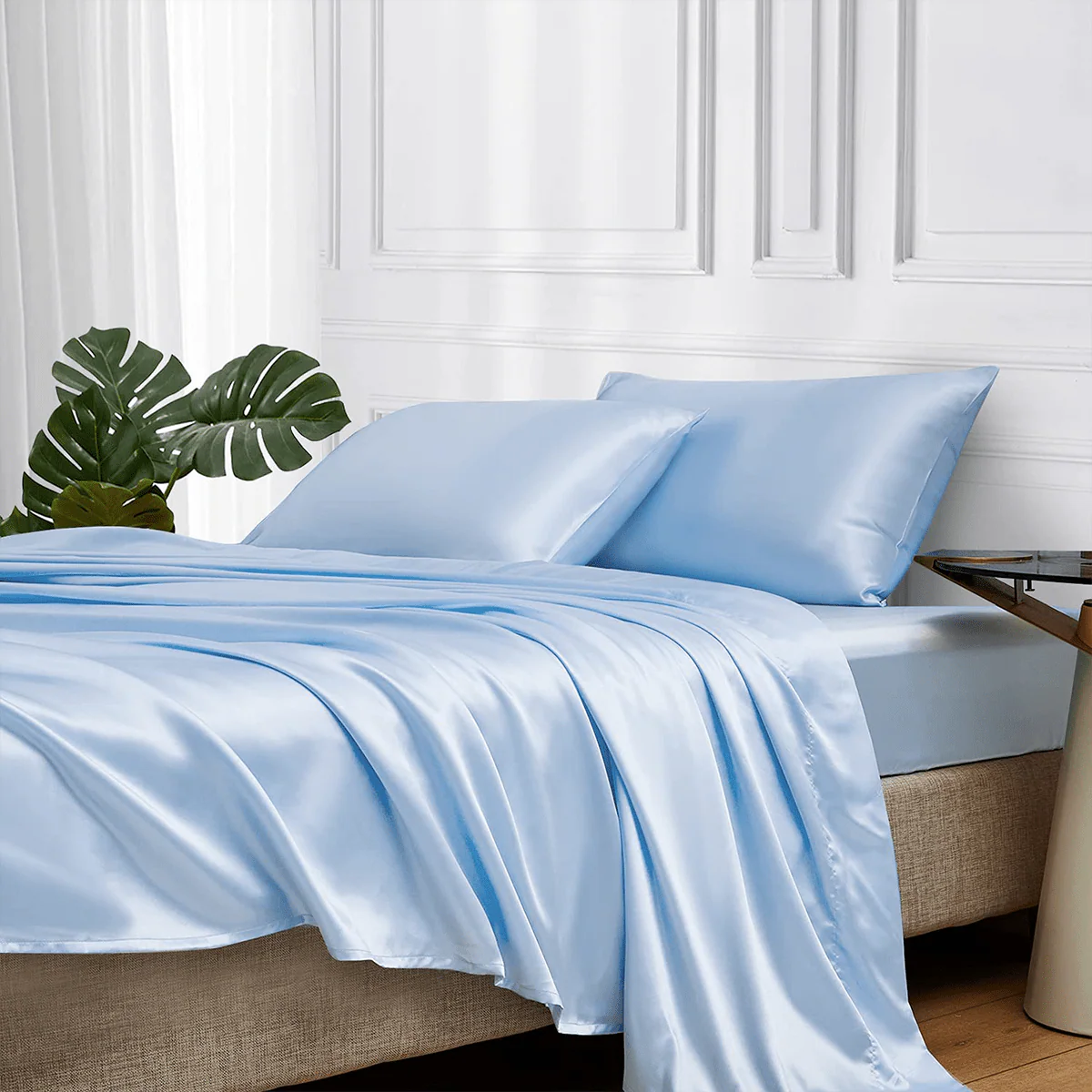 Satin Sheet Set-  Assorted - Image 5