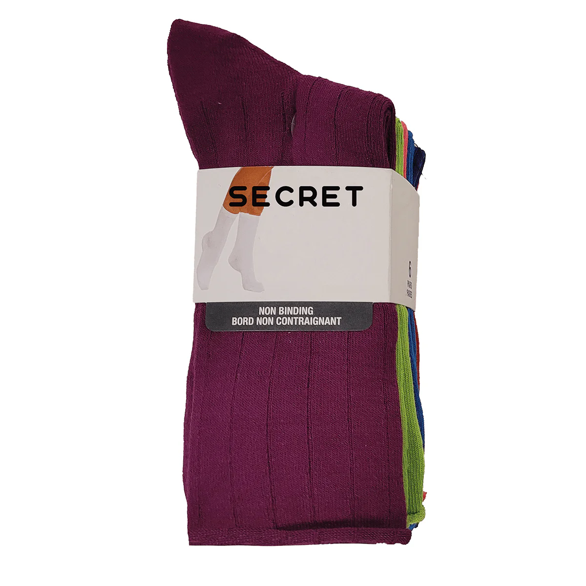 Secret - Ladies’ 6 Pack Socks assorted-6pk Socks