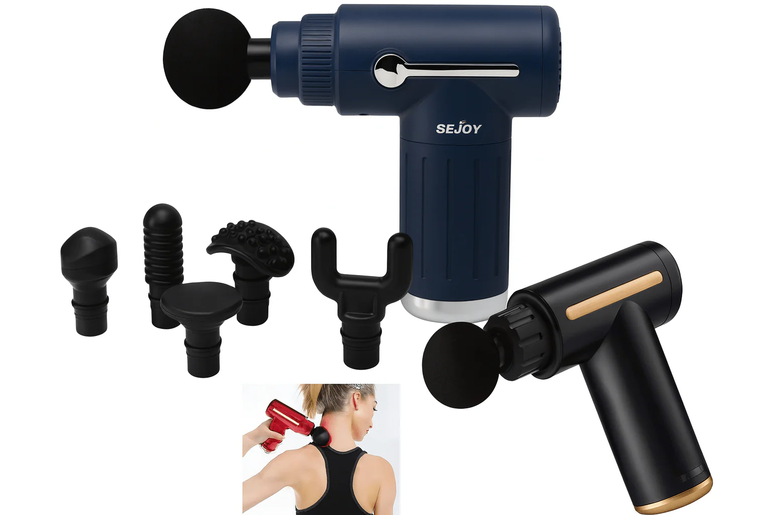 SEJOY Compact Rechargeable Massage Gun
