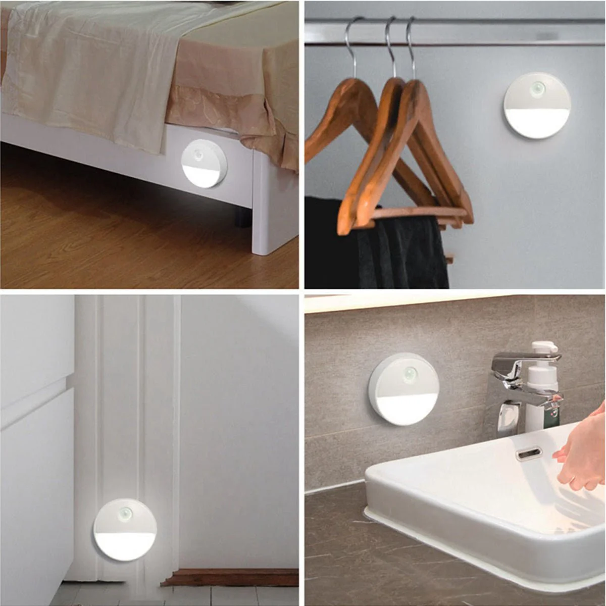 Set of 2 Round Infrared Sensor Half Shade Lamps - Image 7