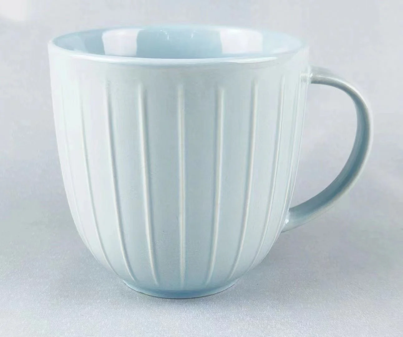 SET OF 4 Stoneware Glazed Mug Set - Image 5