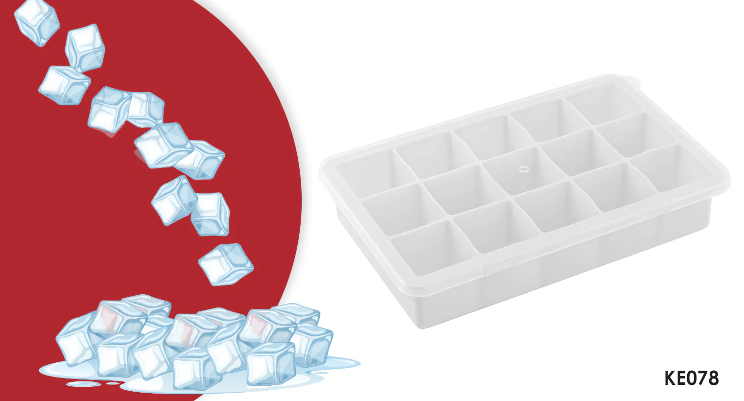 Silicone Ice Cube Tray-large Cube - Image 2