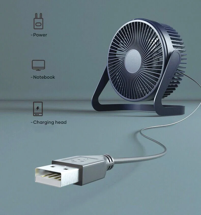 Small USB Fan desktop 8" - Image 10