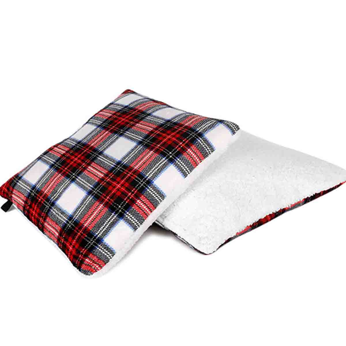 STEWART Velour/Sherpa Cushion - Image 2