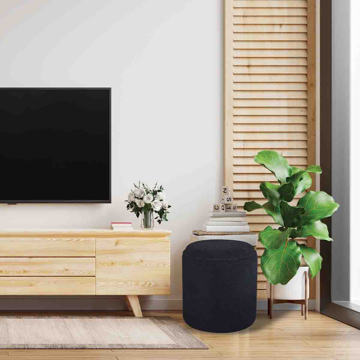 Storage Ottoman With Reversible Tray Lid-Atelier Du Nord