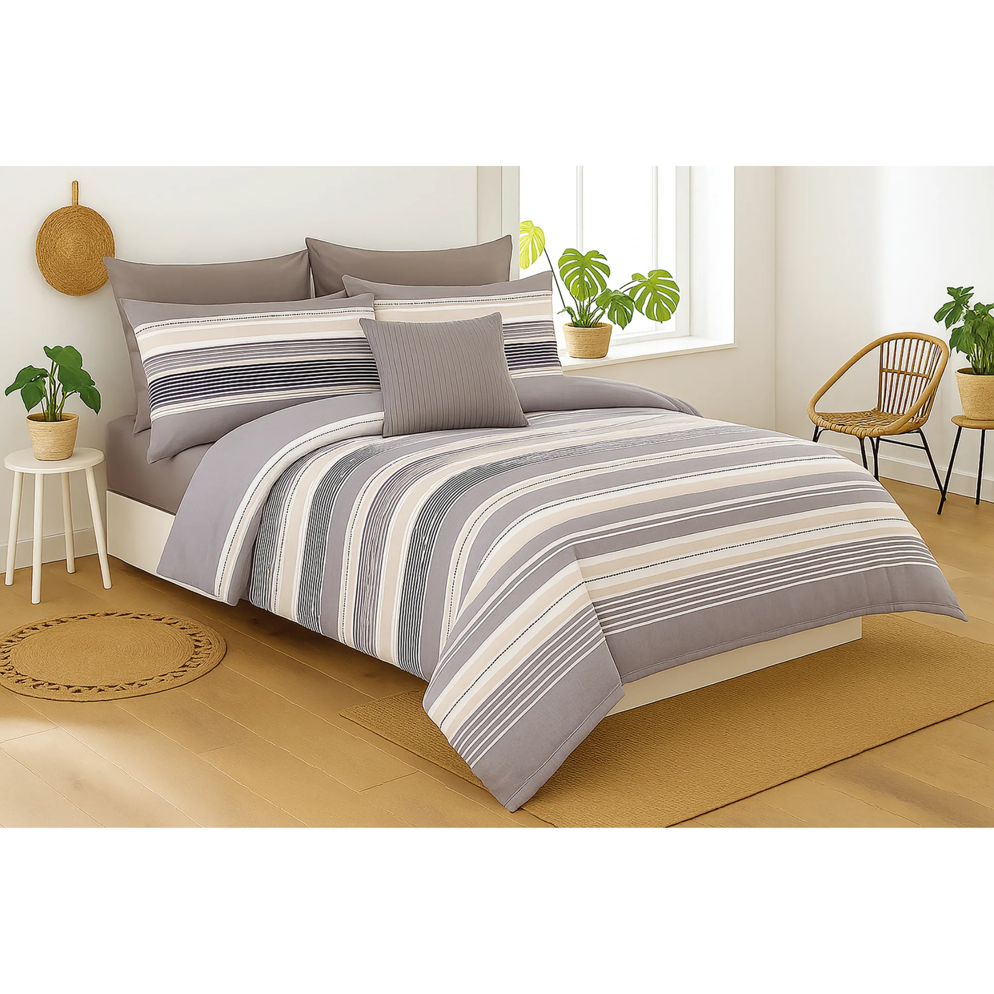 Striped Serenity Bedding Set