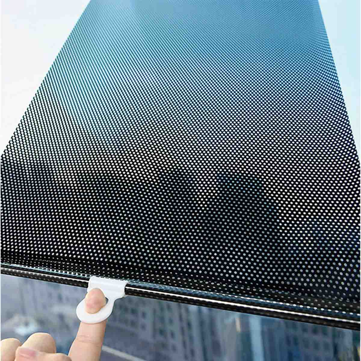 Studio 707 Sunshade Roller Blind with Suction Cups – Black - Image 5