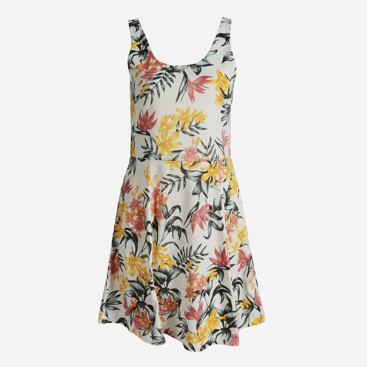 Round Neck Sleeveless Printed Sundress - Image 4