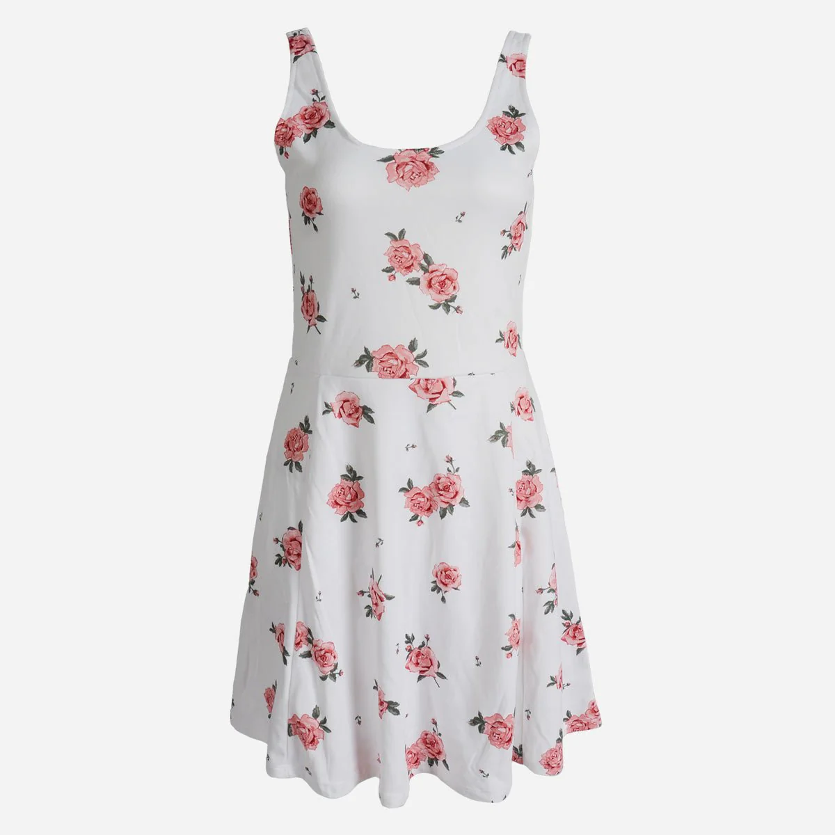 Round Neck Sleeveless Printed Sundress - Image 5