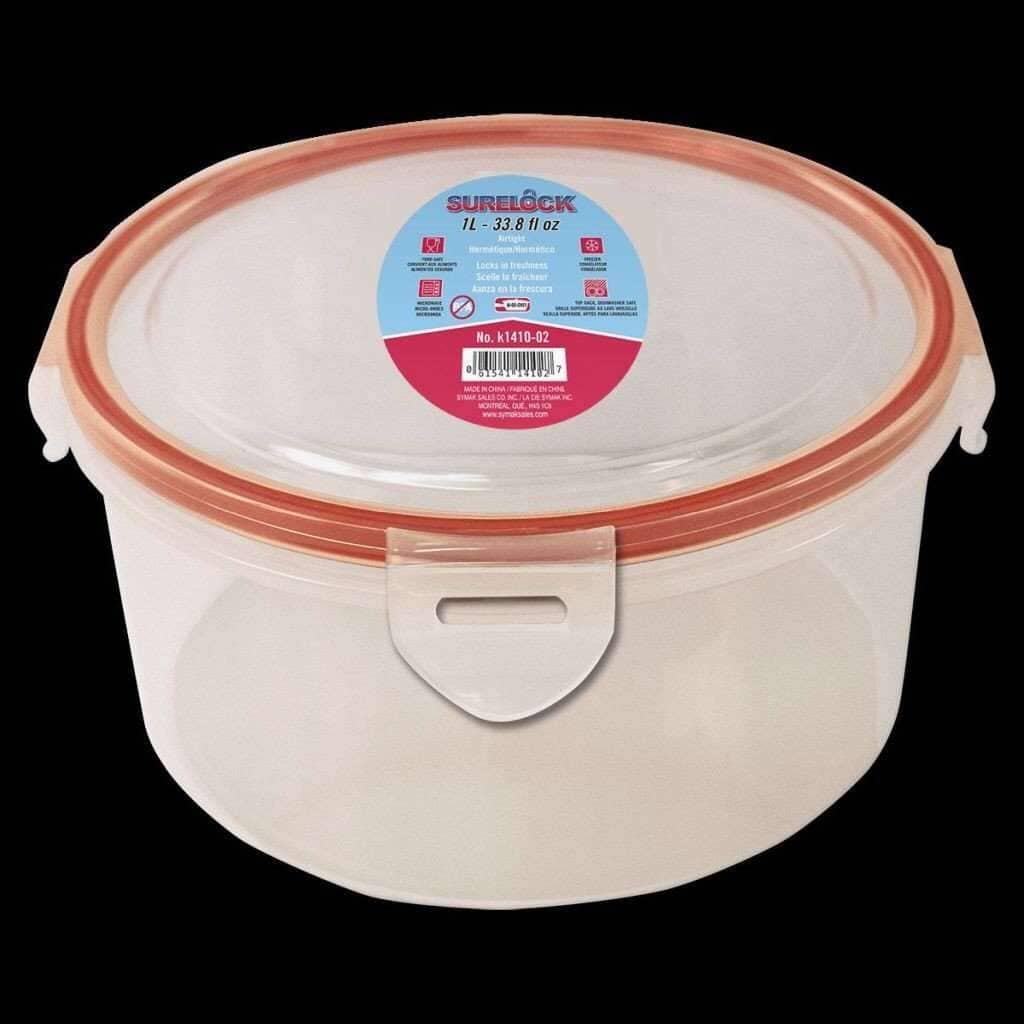 Surelock Food Container Round 1l