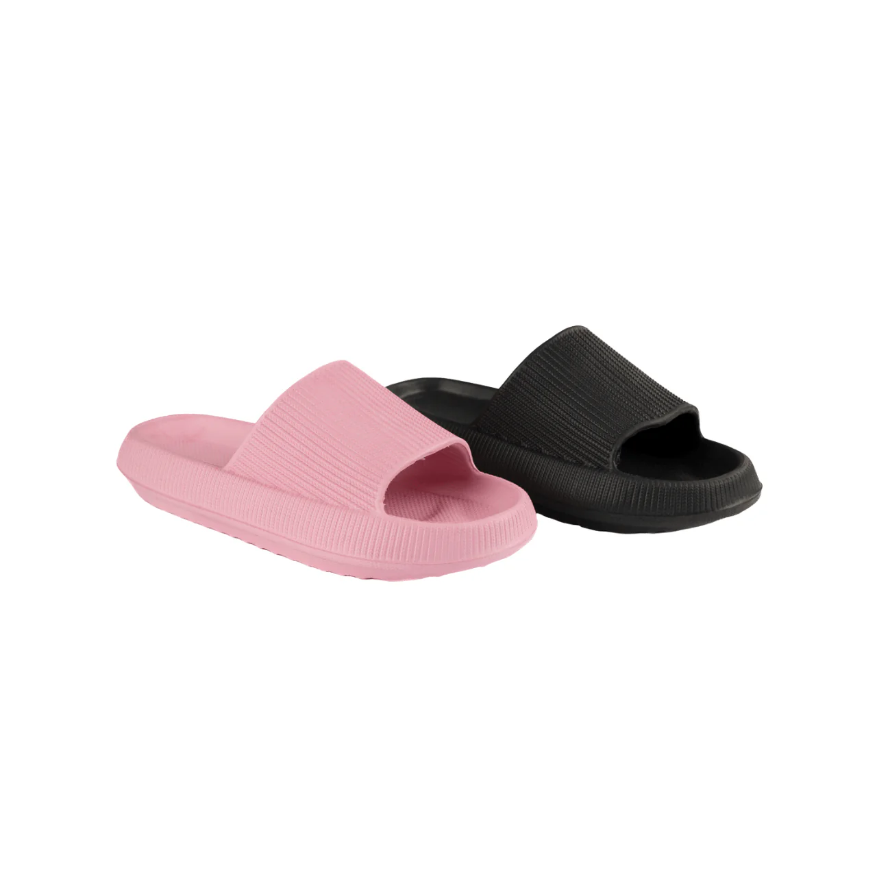Textured Comfort Slide Sandals - Image 3
