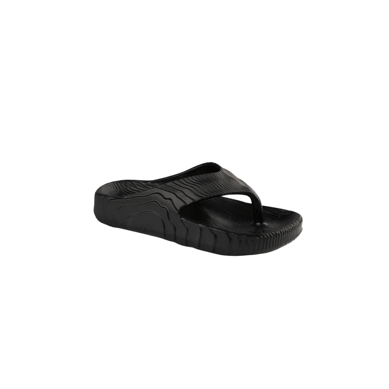Textured Platform Flip-Flop Sandals - Image 2