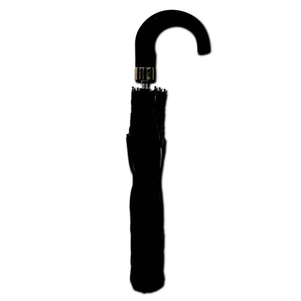 Umbrella 17in Black Compact Handle