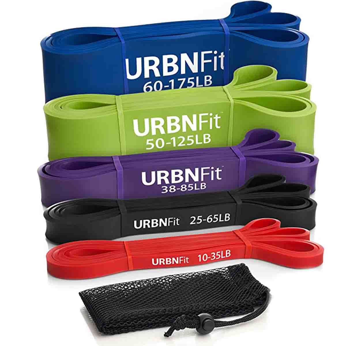 URBNFit -Pull Up Band Powerlifting Bands