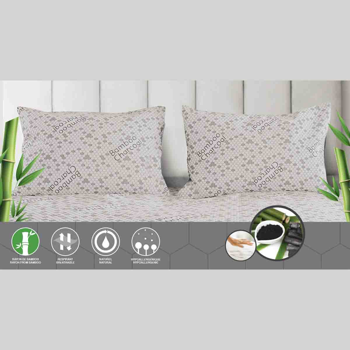 W Home - Bamboo Charcoal Knitted Pillow - Image 3