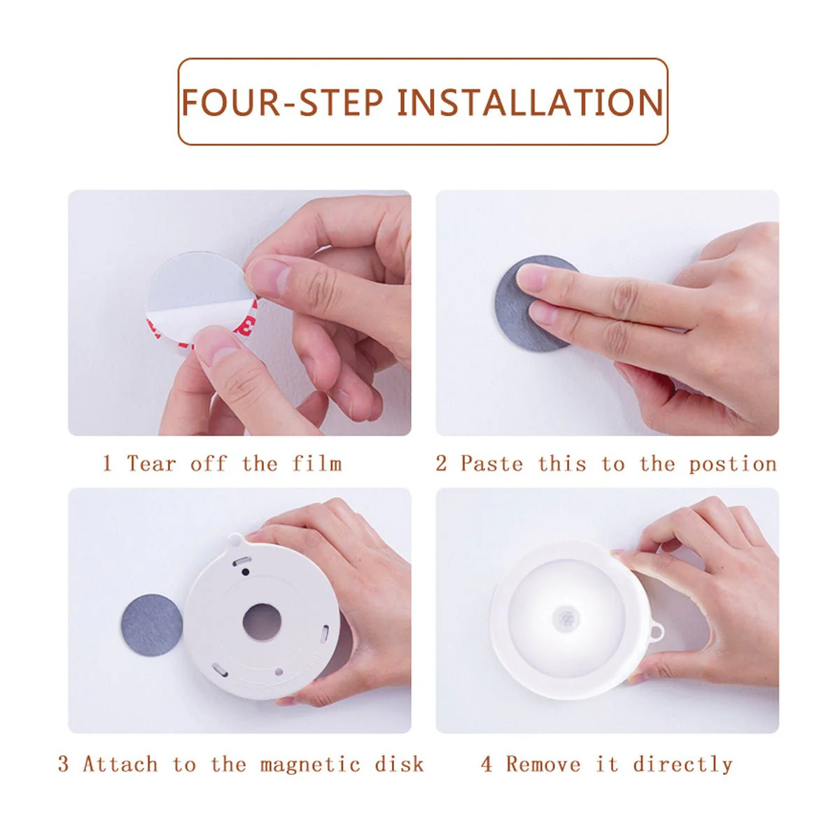 WATTSON | Set of 2 Round Infrared Sensor LED Lights - Image 3