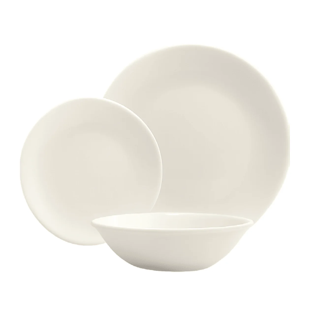 White Ceramic Dinnerware Set
