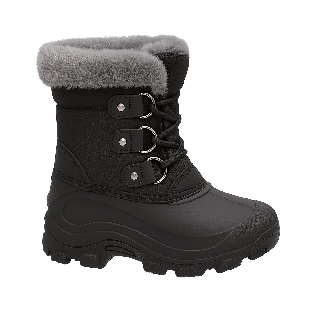Winter Snow Boots with Faux Fur Lining