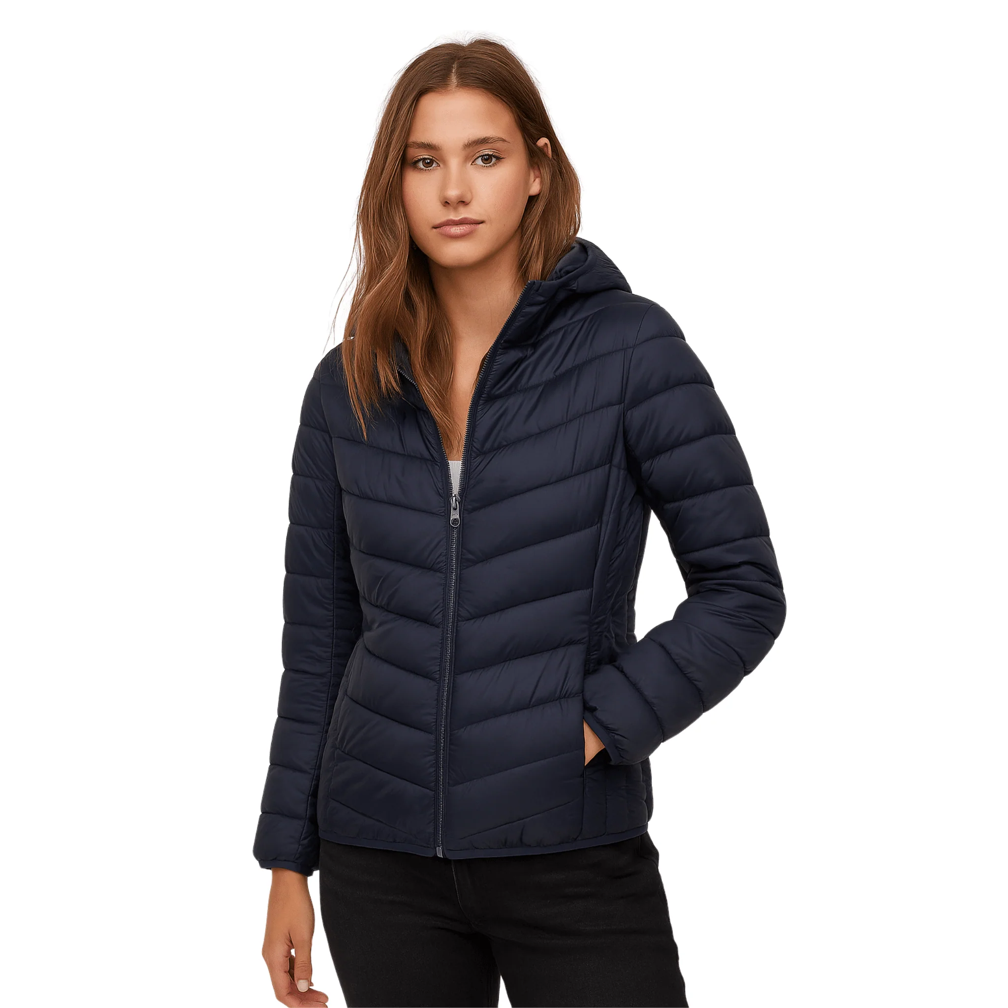 Women’s Lightweight Hooded Puffer Jacket