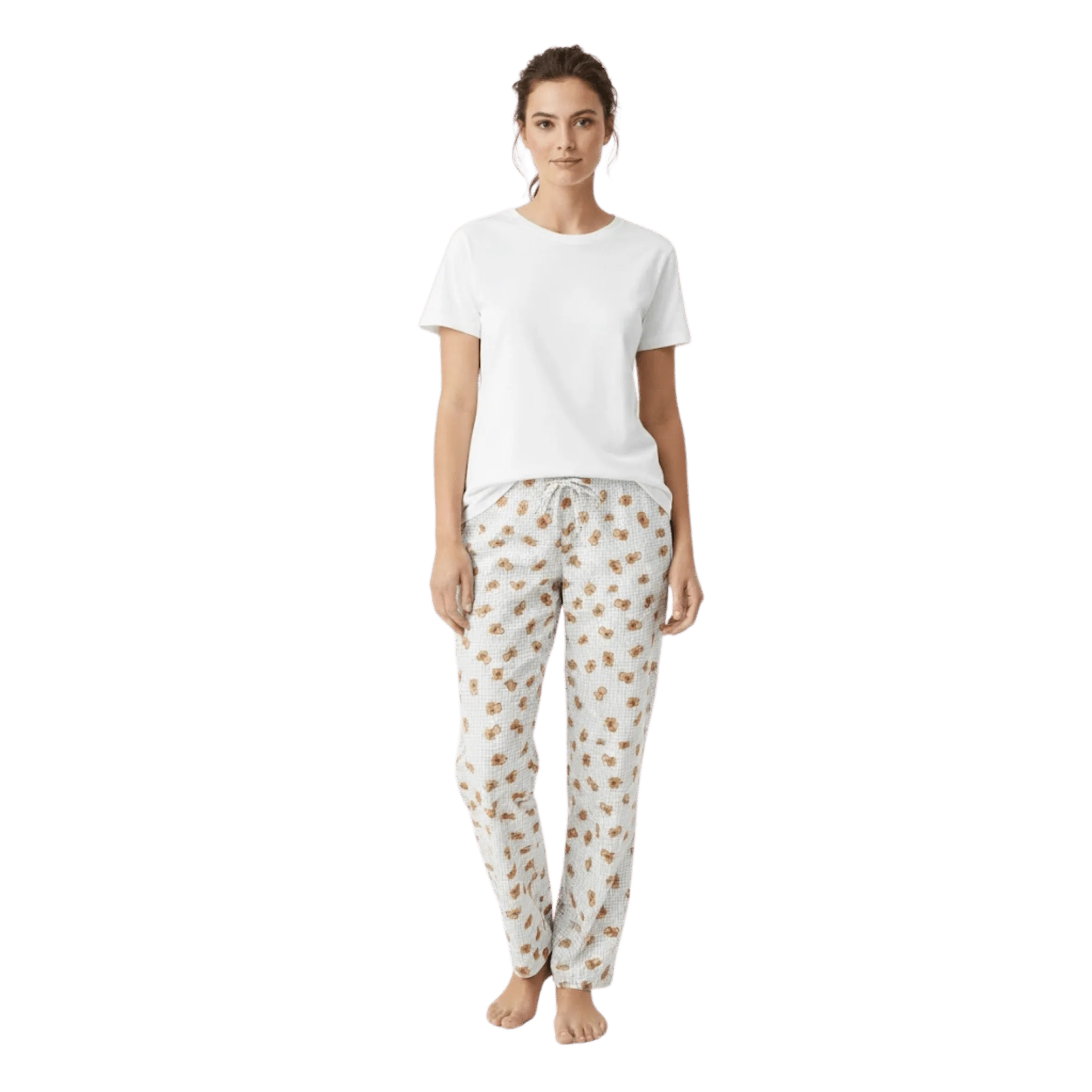 Women’s Soft Lounge Pajama Pants – Printed & Plaid Collection - Image 2