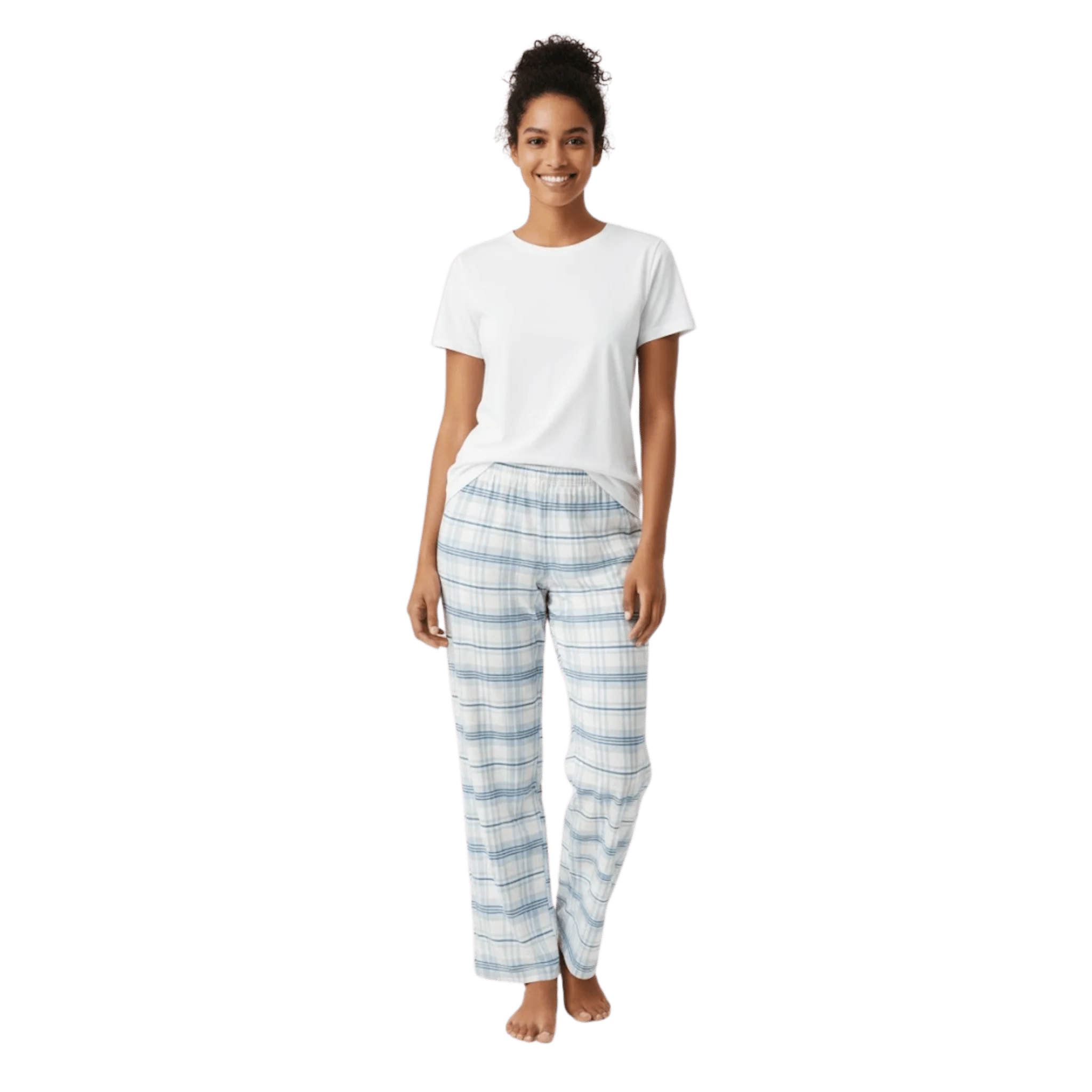 Women’s Soft Lounge Pajama Pants – Printed & Plaid Collection - Image 3