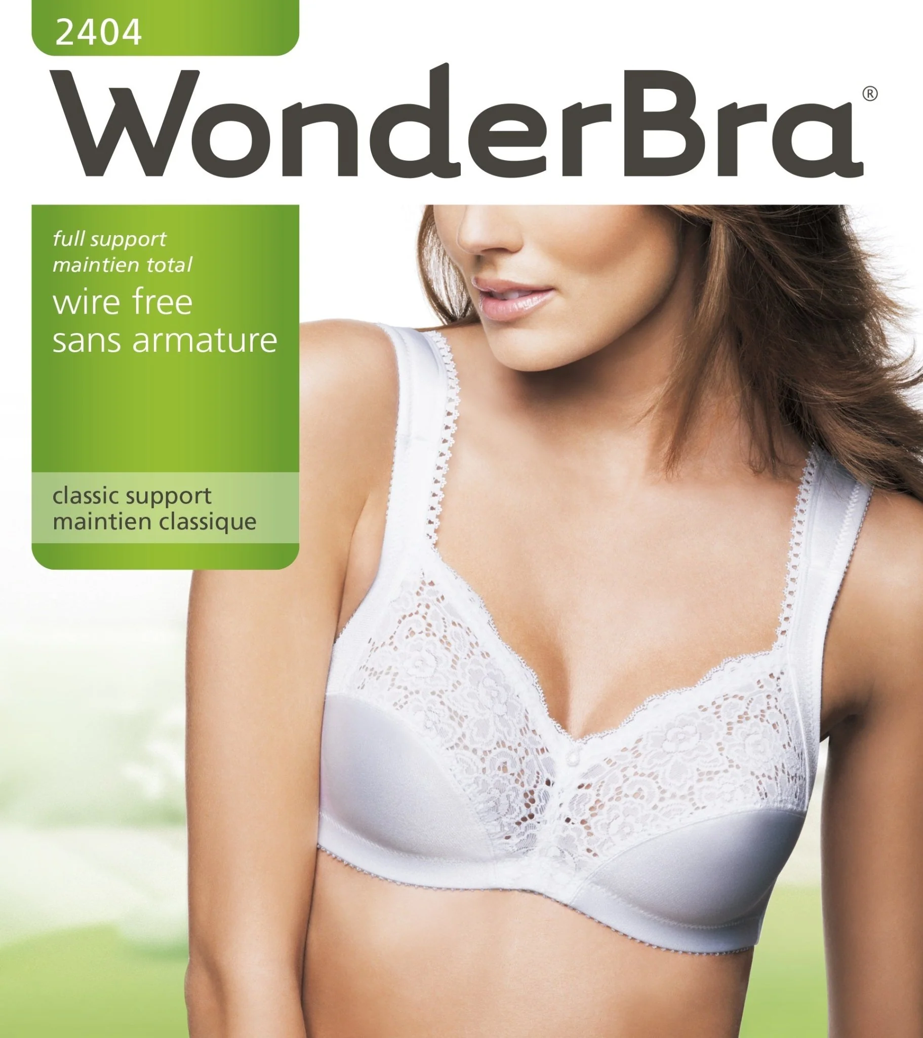 WonderBra- Wireless Full Support Bra White - W2404 - Image 6